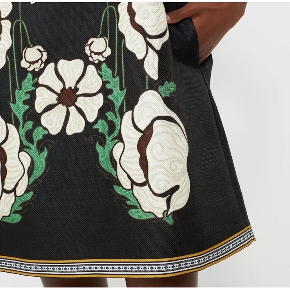 Tuckernuck Moonflower Bouquet Marlowe Dress Black Floral Embroidered XL NWT - Picture 4 of 11